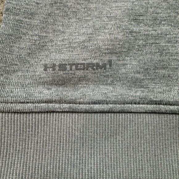 Under Armour Golf Vest Size XL Grey Heather 1/4 Zip Storm Water Resistant NEW - Picture 9 of 9